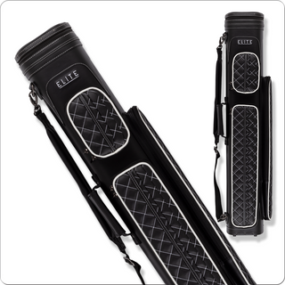 Elite Vintage ECV35S 3x5 Hard Cue Case with Stand – Black