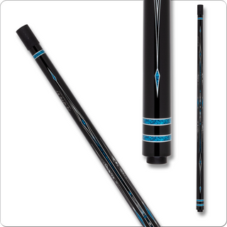 Fury FUAF02 AF Series Pool Cue – 12.5mm Carbon Fiber Shaft, Tempest Tip, Quick Release