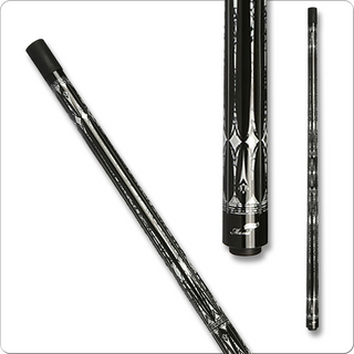Fury FULC07 LC Series Pool Cue – 12.5mm Tempest Tip, FURY Pin, Blue & White Gloss Finish