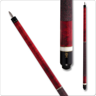 McDermott G208 Cue – Birdseye Maple, European Red Stain – G-Core Shaft – 18oz / 19oz / 20oz / 21oz