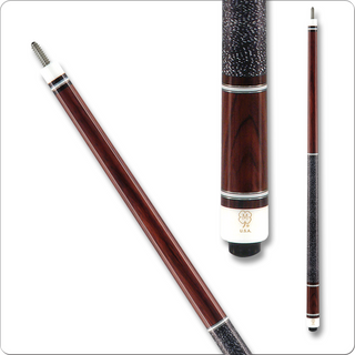 McDermott G222 Pool Cue – 29" G-Core Shaft, 13mm Navigator Black Medium Tip, East Indian Rosewood Design (18–21oz)