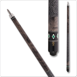 McDermott G332 Cue – G-Core Technology, Titanium Grey Birdseye Maple, 13mm Tip – 18oz–21oz Pool Cue