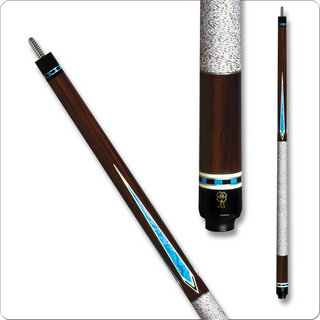 McDermott G426 Cue – Rosewood with Turquoise Juma Gem Points | G-Core Technology | 18oz–21oz Premium Pool Stick