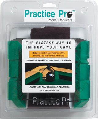 Pocket GAPR Reducers – 6 Pocket Accuracy Enhancers for Pool Tables