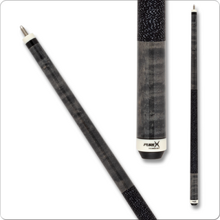 Players HXTC12 Pure X Pool Cue – Grey Stained Birdseye Maple with Low Deflection Shaft