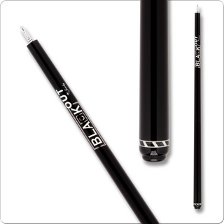 Jacoby Black Out JCBBJB Break Jump Cue | 13mm Phenolic Tip & Ferrule Combo | Carbon Fiber Shaft | Radial Pin | USA Made