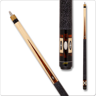 Joss JOS50 Limited Cue – Curly Maple or Flame Birch with Cocobolo Points, Pearl Inlays, 5/16x14 Joint, 13mm Triangle or LePro Tip – Made in USA