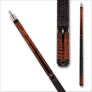 Joss JOS55 Cue – Flame Birch with Joss Pearl Inlays – Triangle/LePro Tip – 13mm – 18–21oz