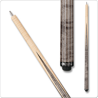 Lucasi LZ2000SPG Custom Sneaky Pete Cue – 12.75mm Tiger Everest Tip, Zero Flexpoint Shaft, 29" Solid Maple, Uni-Loc Joint, Black Collar (18oz–21oz)