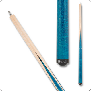 Lucasi LZ2000SPT Custom Sneaky Pete Cue – 12.75mm Tiger Everest Tip, Zero Flexpoint Shaft, 29" Solid Maple, Uni-Loc Joint, Black Collar (18oz–21oz)