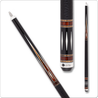 Lucasi LZC39 Custom Pool Cue – Bocote, Cocobolo Inlays, Imitation Bone Diamonds – 18oz to 21oz – $899 MSRP