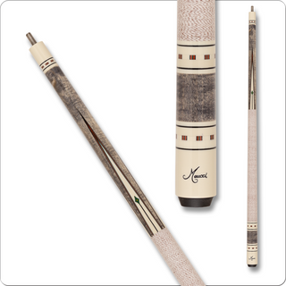 Meucci ME9712 Cue – Gray Birdseye Maple, Pro Shaft – 18oz to 21oz & XS Shaft