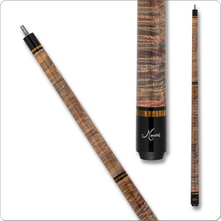 Meucci MEANW01 Cue – Pro Shaft, Rainbow-Stained Birdseye Maple – Multiple Weights
