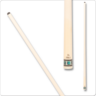 Meucci MECAS03 XS Shaft – 12.5mm Ultra Skin Tip – 29" THE PRO Shaft – Solid Maple – Blue Paua Shell Collar