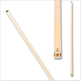 Meucci MEG03 XS Shaft – 29" Pro Solid Maple Cue Shaft – 12.5mm Ultra Skin Tip – 5/16x18 Joint – Cocobolo Dice Inlays – Precision XS Upgrade