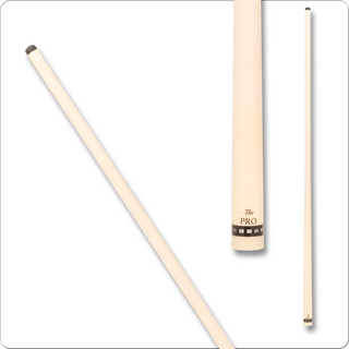 Meucci MERB05K Pool Cue & XS Shaft – 18oz to 21oz, 12.5mm Ultra Skin Medium Tip, 29" THE PRO Shaft, Hydraulic Joint, Honey Stained Maple with Grey Art Deco Points