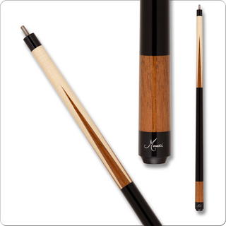 Meucci MESPW Sneaky Pete Pool Cue – Natural Maple & Rosewood – 12.5mm Ultra Skin Tip – 29" Pro Shaft – 5/16x18 – 18–21oz Options