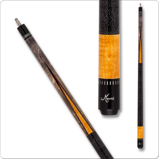 Meucci MESW01 Cue – 12.5mm Ultra Skin Tip – THE PRO Shaft – 5/16x18 Joint – Orange Stained Maple – 18oz–21oz