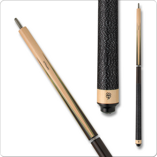 McDermott Stinger NG01W Jump/Break Cue – Black Irish Linen Wrap – 13.25mm Phenolic Tip