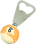 Action NI9BBO – 9-Ball Bottle Opener | Durable Billiards-Style Bottle Opener