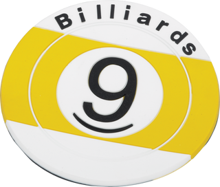 Action NICR01 – 9-Ball Coaster | Billiards-Themed Drink Coaster