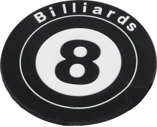 Action NICR02 – 8-Ball Coaster | Billiards-Themed Drink Coaster