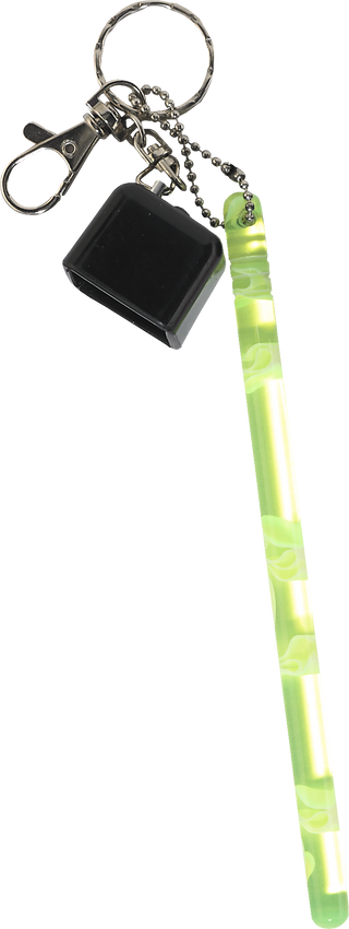 QCFC Acrylic Pool Cue Chalker with Keychain – Durable Acrylic & Vinyl Construction | Available in Blue, Day Glow, Pink, Red & White