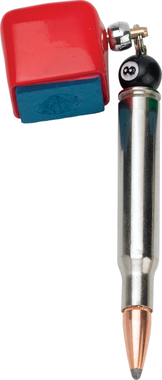 Silver Bullet QCSBCS Pool Cue Chalker with Scuffer – Durable Aluminum Design | Includes Chalk Holder & Tip Scuffer (Multiple Colors)