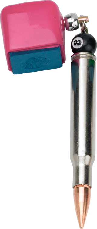 Silver Bullet QCSBPC Pool Cue Chalker – Durable Aluminum Chalk Holder | Compact & Stylish Design (Multiple Colors)