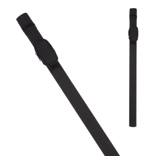 QK-S QKS12 2x4 Soft Cue Case – Black Cloth & Premium Vinyl with Double Zipper and Magnetic Lid