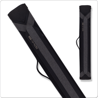 QK-S Samurai2 QKS14 2x4 Hard Cue Case – Stylish Fabric with Jump Butt Sleeve & Accessory Pocket