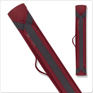 QK-S Samurai2 QKS14 2x4 Hard Cue Case – Stylish Fabric with Jump Butt Sleeve & Accessory Pocket