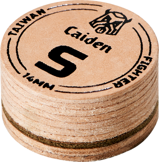 Caiden QTCF Fighter Playing Tip – [Hard/Medium/Soft/Super Soft] Pigskin Cue Tip (Professional Quality)