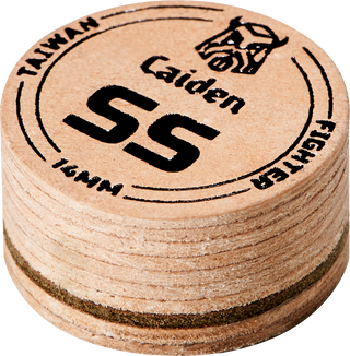Caiden QTCF Fighter Playing Tip – [Hard/Medium/Soft/Super Soft] Pigskin Cue Tip (Professional Quality)