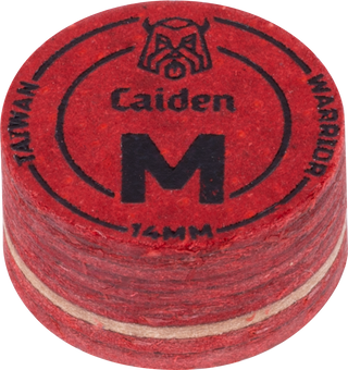 Caiden QTCW Warrior Playing Tip – [Hard/Medium/Soft/Super Soft] Pigskin Cue Tip (Professional Quality)