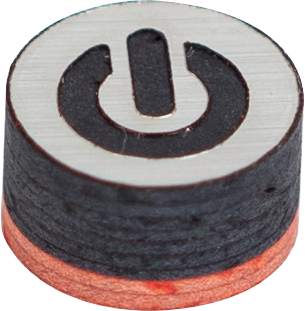 ON Cyborg QTCYB Black Tip – [Hard/Medium/Soft/Super Soft] Pigskin Cue Tip (Professional Quality)
