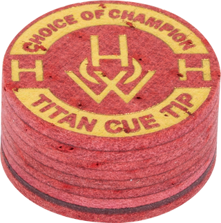 HOW QTHOWT Titan Cue Tip – Single 14mm 9-Layer Japanese Pigskin with Energy Pad – Hard / Medium / Soft