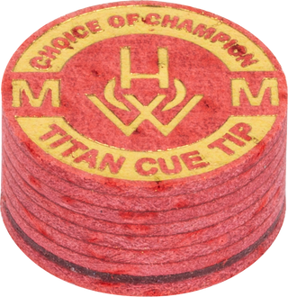 HOW QTHOWT Titan Cue Tip – Single 14mm 9-Layer Japanese Pigskin with Energy Pad – Hard / Medium / Soft