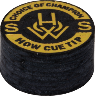 HOW QTHOW Cue Tips – Single Premium 9-Layer Pig Skin Tip – Hard / Medium / Soft – Gold “Choice of Champion”