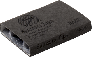Samsara True QTSAMT6 Cue Tips – Pack of 6 Calf Skin Tips – Hard / Medium / Soft – 14mm – Professional Quality