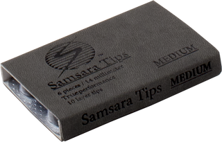 Samsara True QTSAMT6 Cue Tips – Pack of 6 Calf Skin Tips – Hard / Medium / Soft – 14mm – Professional Quality