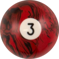 Action Black Marble Replacement Pool Balls – Choose Individual Numbered Balls (2.25")