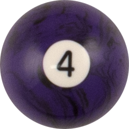 Action Black Marble Replacement Pool Balls – Choose Individual Numbered Balls (2.25")