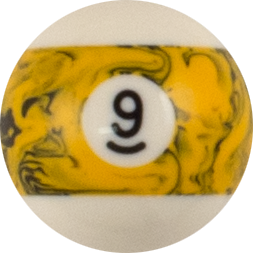 Action Black Marble Replacement Pool Balls – Choose Individual Numbered Balls (2.25")