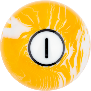 Action RBWM White Marble Replacement Pool Balls – 2.25" Polyresin Billiard Ball (Choose Number 1–15)