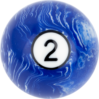 Action RBWM White Marble Replacement Pool Balls – 2.25" Polyresin Billiard Ball (Choose Number 1–15)