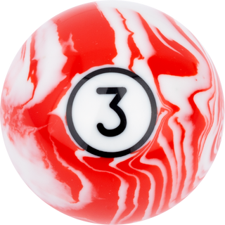 Action RBWM White Marble Replacement Pool Balls – 2.25" Polyresin Billiard Ball (Choose Number 1–15)