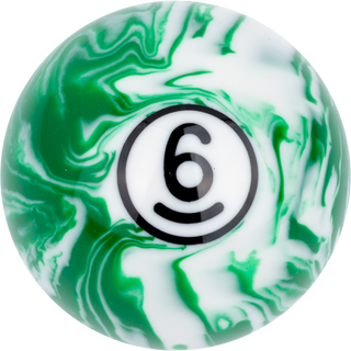 Action RBWM White Marble Replacement Pool Balls – 2.25" Polyresin Billiard Ball (Choose Number 1–15)
