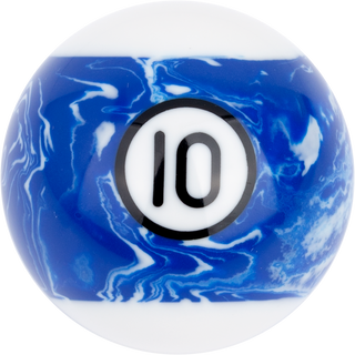 Action RBWM White Marble Replacement Pool Balls – 2.25" Polyresin Billiard Ball (Choose Number 1–15)