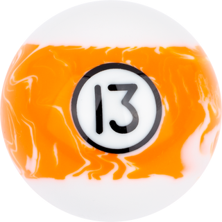 Action RBWM White Marble Replacement Pool Balls – 2.25" Polyresin Billiard Ball (Choose Number 1–15)